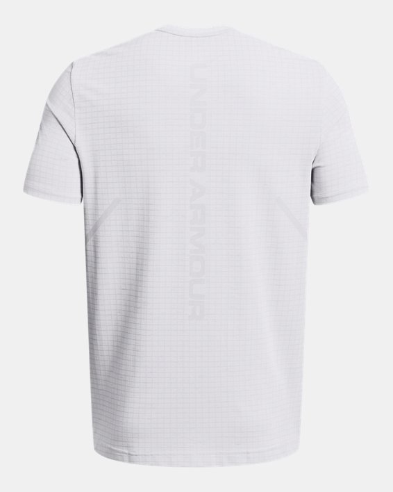 Camiseta de manga corta UA Seamless Grid para hombre, White, pdpMainDesktop image number 5